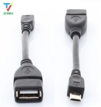300pcs/daug Micro Usb Vyrų 5Pin, kad Moterų USB 2.0 A Konverteris Adapteris Kabelio Laido M/F Juoda balta didmeninė pigūs