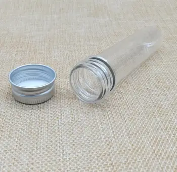 30ml vonios druska vamzdžių plastiko kosmetikos vamzdis su aliuminio dangtelis, 1 oz saldainiai, pakavimo talpyklos LX1300