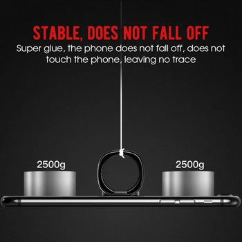 360 Laipsnių Metalo Piršto Žiedą, Telefono Laikiklis iPhone Samsung