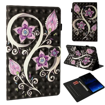 3D Animaciją Tablet Case For Samsung Galaxy Tab A2 10.1 colių 2018 10.1 T595 T590 Smart Cover 