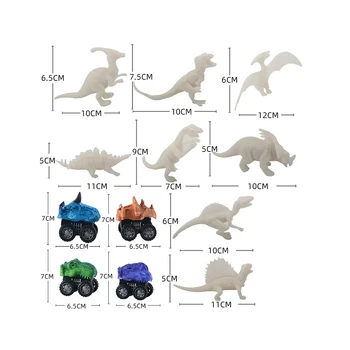 3D Dinozaurai Tapybos Rinkinys 