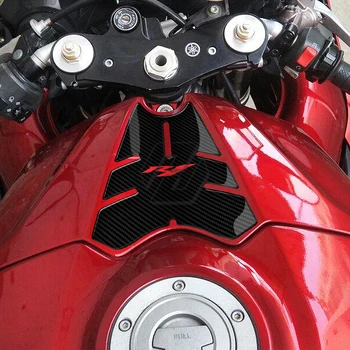 3D Motociklo Priekiniai Dujų Degalų Bako Dangtelio Raštas Tank Pad Atveju Yamaha YZF-R1 R1 2007 2008