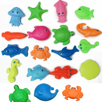 3pcs/daug Magnetinio Juokingi Žvejybos Žaislas Plastiko Žuvys Vaikų Švietimo Žaislai Atsitiktinai Vaikams > 3 Metų Žaidimas MINIFRUT