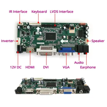 40-Pin LVDS M. NT68676 LCD monitorius valdytojas ratai valdyba 