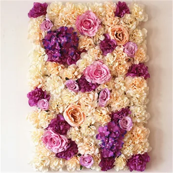 40cm*60cm Dirbtinių gėlių sienos, vestuvių papuošimas, gėlių fonas 10vnt/daug