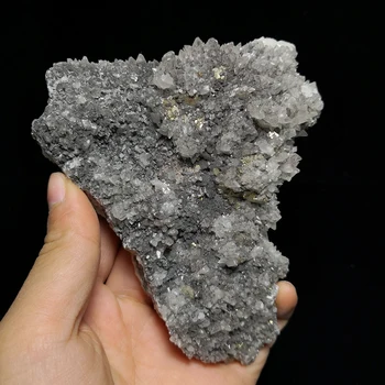 412g Natūralaus Akmens Kalcitas Pyrite Mineralinių Kristalų Mėginių iš Kinija Provincija,Kinija A3-3