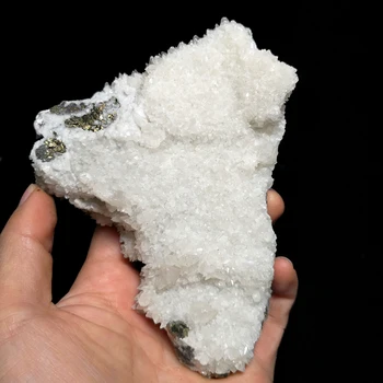 412g Natūralaus Akmens Kalcitas Pyrite Mineralinių Kristalų Mėginių iš Kinija Provincija,Kinija A3-3