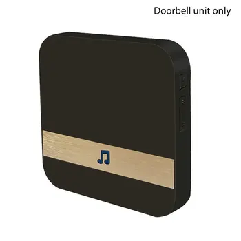 433MHz Durų Žiedas Varpas Pažangaus Belaidžio ryšio Vaizdo Doorbell Belaidį durų skambutį Varpelių Patalpų Ringbell 10-110dB Muzikos Imtuvas