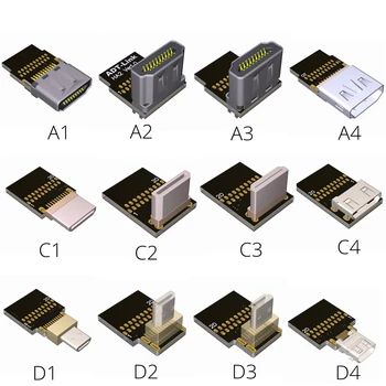 4K 2.0 HDMI Mini HDMI Micro HDMI Konverteris Adapterio Kabelį Vyrų ir Moterų Pratęsimo 5cm/10cm/20cm/30 cm/50 cm/1m/2m/3m EPI Skydas