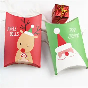 4pcs Kalėdų Dovanų Dėžutes, Santa Claus Saldainių Dėžutė Linksmų Kalėdų BoxesPackaging Maišeliai Namuose Naujųjų Metų Kalėdų Dekoro Vaikams Dovanos 2021