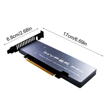 4X NVME PCIE3.0 GEN3 M. 2 X16 SSD RAID Card PCI-E VROC M2X16 Paramos 2U Serverio VNT