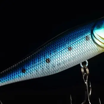 5 Vnt Bionic Netikrą Žvejybos Masalas Nustatyti, Minkšti Plastikiniai Suvilioti Sunkaus Metalo Jig, Kablys, Upėtakių Bass Lašišų Žvejybos Įrankį