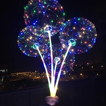 50 set 18 colių LED Šviesos Balionas Led BoBo Balionas, dega Gimtadienis, Vestuvės, Kalėdos, Dekoratyvinis naujųjų metų Lauko Šalies DHL