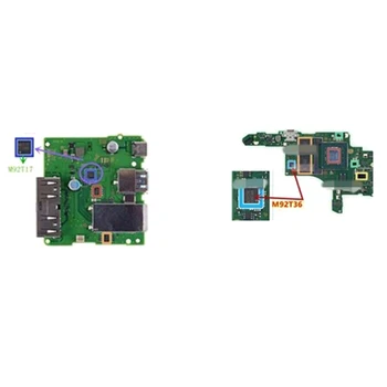 50 vnt N-Perjungti Vaizdo plokštė galia IC M92T36 Baterijos Įkrovimo IC Chip M92T17 Garso ir Vaizdo Kontrolės IC BQ24193/PI3USB Lustas