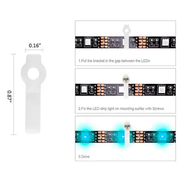 5050 4 Smeigtukai RGB LED Juostelės Šviesa Nustatyti Juosta Jungtis Plug Power Splitter Cable X4YE
