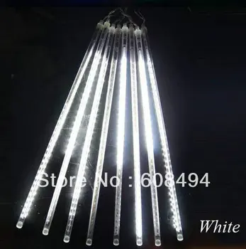 50cm SMD3528 LED Meteoras Sniego, Lietaus dušas domino žibintai 8 vamzdis(60 SMD/ tube) Kalėdos, Kalėdos Sodas Vestuvės-Balta