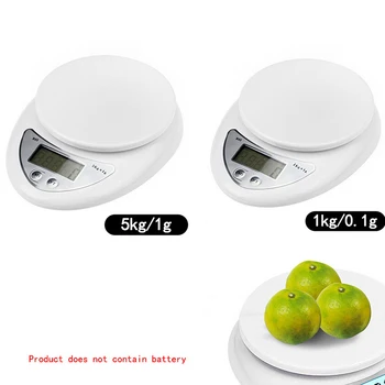 5kg/1g 1kg/0,1 g Nešiojamas Skaitmeninis Masto LED Elektroninės Svarstyklės Pašto Maisto Matavimo Masės Virtuvės LED Elektroniniai Tikslios Svarstyklės