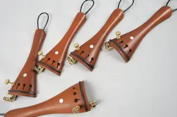 5pc Zizifų smuikas tailpiece 4/4,m/uodega, žarnos ir aukso finetuner