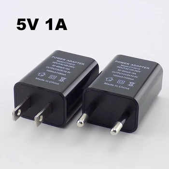 5V 1A (1000ma Mini USB Įkroviklis Maitinimo Adapteris Sienos Stalinis Įkroviklis Įkrovimo Galios Banko Telefono Nešiojamų Kelionių Adapteris