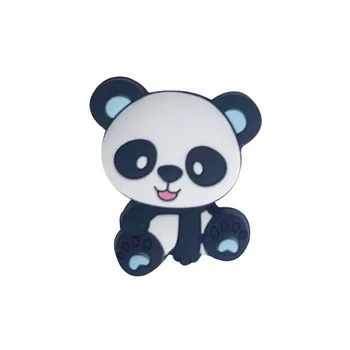 5vnt Maisto kokybės Silikono Panda Karoliukai Bpa Free Baby Kramtyti Granulių, 