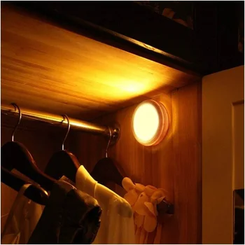 6/10 Led PIR LED Judesio Jutiklis Šviesos Spintoje drabužių Spinta, Lova, Lempa, LED Pagal Kabineto Naktį Šviesos Spinta Laiptai, Virtuvėje Šviesos