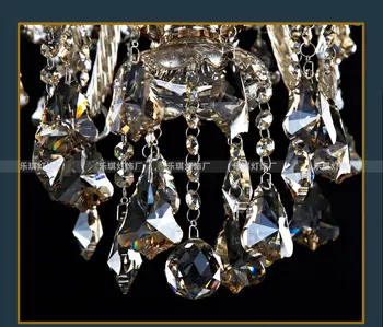 6-18 žibintai Šiuolaikinės mados LED Šviestuvo aukso kristalų lempos K9 kristalų liustra šviesos mados kristalų liustra apšvietimo