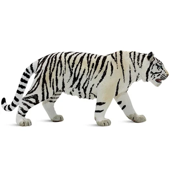 6.2 colių White Tiger PVC Duomenys 14731 Laukinės gamtos Gyvūnų Švietimo Padaras Gyvas Gyvūnų figūros Modelį, Žaislai Vaikams