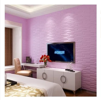70*77cm lipnios kūrybos plytų 3d tapetų kambarį miegamojo dekoratyviniais minkštas neperšlampamas modeliavimas siena lipdukas