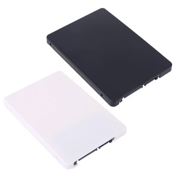 7mm mSATA SSD 2,5 Colio SATA Adapteris Talpyklos Konverteris Plastiko Standžiojo Disko Dėžutė Išorinis HDD Atveju