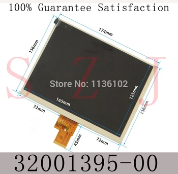 8 colių LCD ekranas tablet IPS ekranas KUBO U9GT3-3 ekranas,HJ080IA-01E M1-A1 32001395-00 PC VIDURIO Nemokamas pristatymas