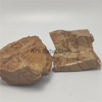 80-100g Smiltainio Natūralaus Medžio Tekstūros Akmuo, Dekoratyvinis Akmuo Juvelyrikos Priėmimo Mineralinių Pavyzdys Akmenų Kolekcija