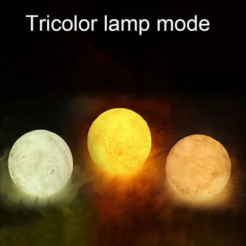 880ML Oro Drėkintuvas 3D Mėnulio Lempos šviesos Difuzorius Aromato eterinis Aliejus USB Ultragarso Humidificador Naktį Tricolor Rūkas Valytuvas