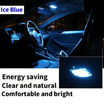 9x Canbus Klaidų, LED Interjero Šviesos Rinkinio Pakuotės 2012-2016 Toyota Corolla Automobilių Reikmenys Žemėlapis Dome Kamieno Licencijos Šviesos