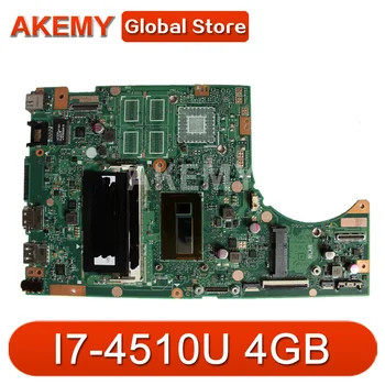 Akemy TP500LAG Mainboard ASUS TP500LAB TP500L TP500LA TP500LN Laotop Plokštė su 4G/I7-4510U CPU GMA