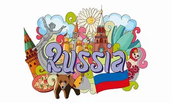 Animacinių filmų Rusija lokys banner vėliavos 90x150cm užsakymą namų puošybai reklama