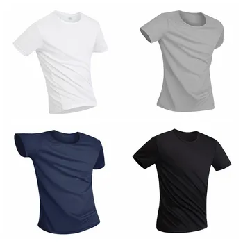 Anti-Purvinas Vandeniui Vyrų Marškinėliai Kūrybos Hidrofobinės Stainproof Apsaugos Nuo Užsiteršimo Trumpas Rankovės Marškinėliai Vyrams Quick Dry Top Kvėpuojantis