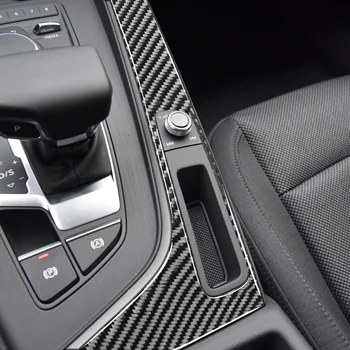 Audi A4 B9 A4L 2017-2019 Anglies Pluošto Interjero Aksesuarų Automobilių Centras Pavarų Perjungimo Valdymo Skydo Pusėje Rėmo Dangtis Apdaila