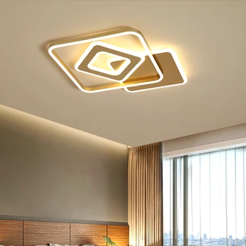 Aukso lubų lempa fojė, valgomasis, miegamasis paviršinės montuotės Taikoma įtampa 110V-220V, modernios Led lubų šviesos
