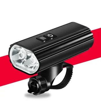 Aukštos 1800 LM Dviračio Priekinis Žibintas USB Įkraunamas LED Dviračio Žibintai IPX6 Vandeniui Lengva Įdiegti Vyrams, Moterims, Vaikams DOG88