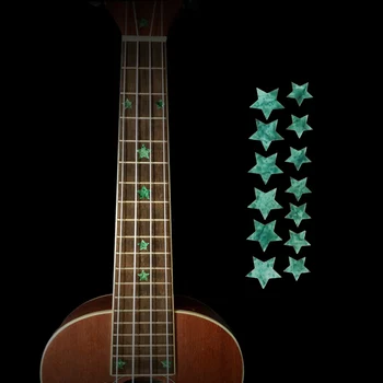 Aukštos kokybės Gitara Fretboard Žymekliai Apdaila Lipdukai Lipdukas Žvaigždė Forma Elektros Akustinė Klasikinė Gitara, Bosinė Ukulėle