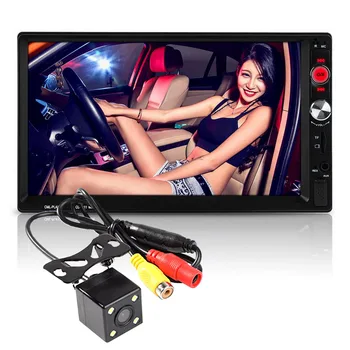 Auto garso mirrorlink Automobilis Stereo-Touch Ekranas USB TF MP5 FM Cam 2 din Autoradio daugialypės terpės Grotuvas, 2DIN