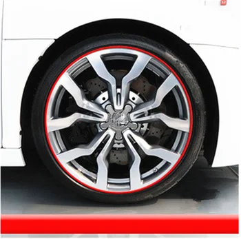 Auto populiarus ratlankio apsauga automobilių padangų dekoratyvinės juostelės spalvos linija gumos BMW X7 X1 M760Li 740Le iX3 i3s i3 635d 120d 120i