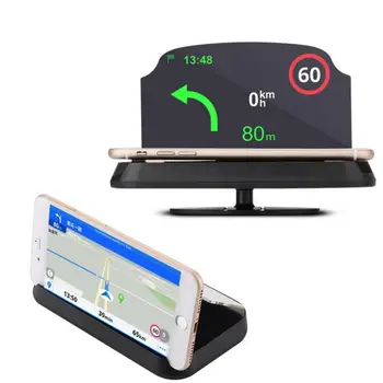 Automobilinis Telefono Laikiklis Hud Ekranas, Projektorius, Suderinama Su Daugeliu Telefonų, GPS HUD Head Up Display Turėtojas Daugiafunkcį