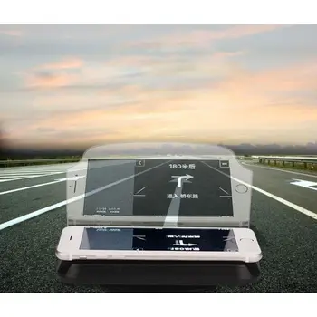 Automobilinis Telefono Laikiklis Hud Ekranas, Projektorius, Suderinama Su Daugeliu Telefonų, GPS HUD Head Up Display Turėtojas Daugiafunkcį
