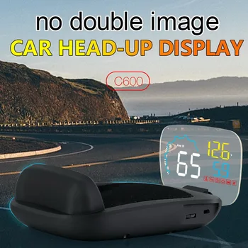 Automobilio Elektroninių HUD Head Up Display OBD2 OBD Universalus APS / min Įtampa Rida Signalizacija Vairuotojo Automobilio Priekinio stiklo Greičio Projektorius