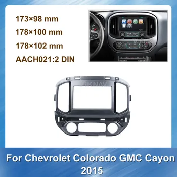Automobilio Radijas Stereo įrengimo fascia Chevrolet Colorado GMC Cayon Stereo Rėmo Fascias Skydelis Veido DVD / CD Brūkšnys