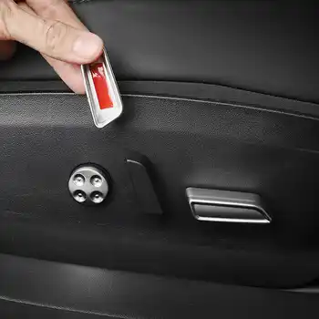 Automobilių Sėdynės Reguliavimo Mygtuką Padengti Dekoratyviniai Lipdukai Sėdynės Jungiklio Mygtukai Tesla Model 3 2018-2019 Automobilių Reikmenys