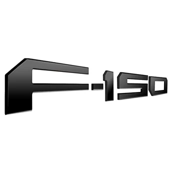 Bagažinės Įdėklai Laiškai Ford F150 2018-2019, 3D Iškėlė & Stiprūs Lipdukai, Lipnios Raidės, bagazines dangtis Emblemų Įdėklai Raidės M