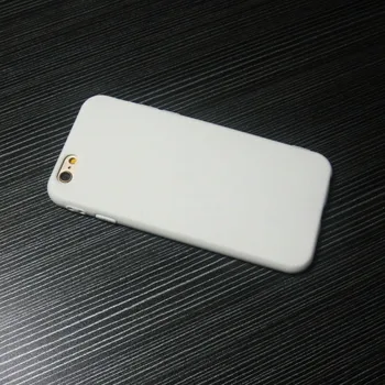 Baltas matinis TPU minkštas atveju iPhone6 lankstus, anti-knock storis visame apsauginis dangtelis iPhone6S