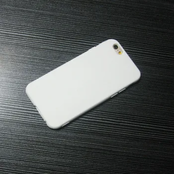 Baltas matinis TPU minkštas atveju iPhone6 lankstus, anti-knock storis visame apsauginis dangtelis iPhone6S